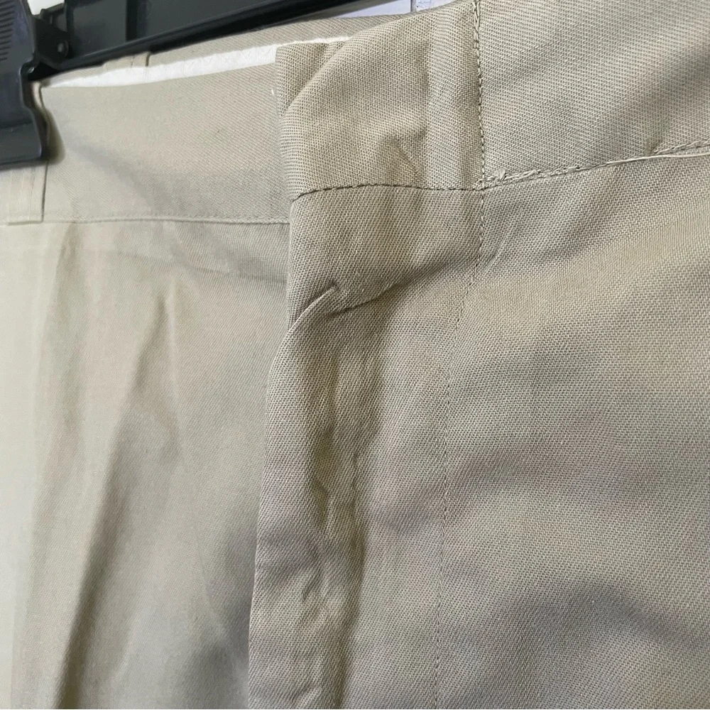 Vintage 1960s Military SH-1505 Type 1 Class 2 Twill Tan Trousers // 34x31 - Picture 2 of 6